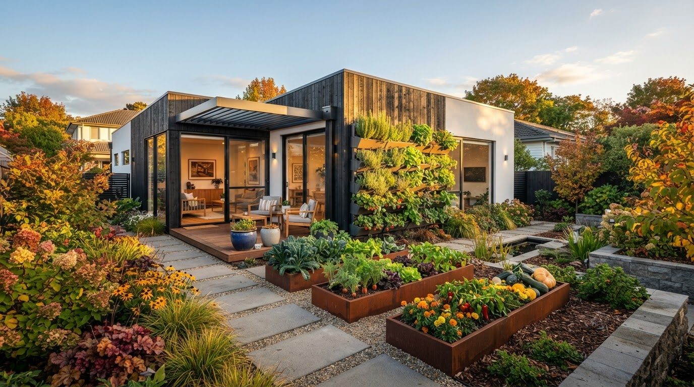 Garden Design Concept 31 Garden Design futuristic concept visualisation modern home and. Images Created by www.TinyHome-Revolution.com