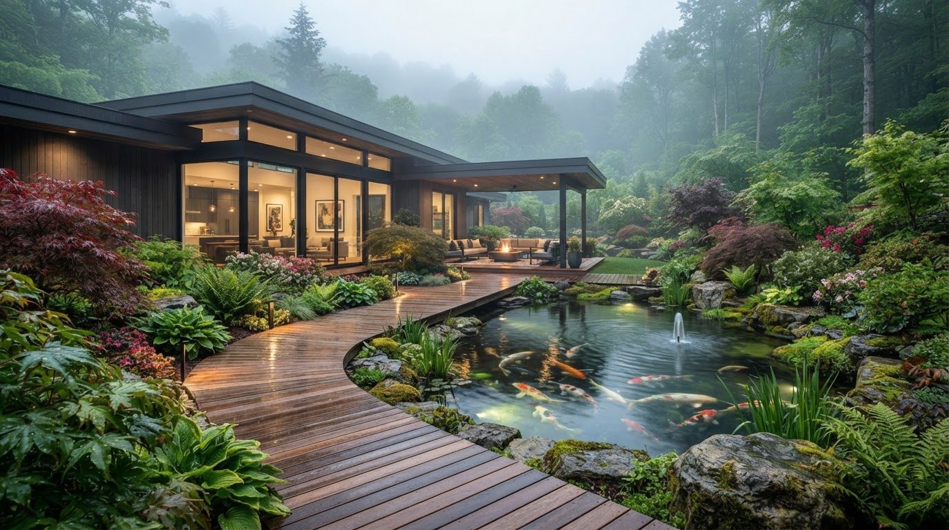 Futuristic Backyard Concept 16 Back Yard futuristic concept visualisation modern home and. Images Created by www.TinyHome-Revolution.com