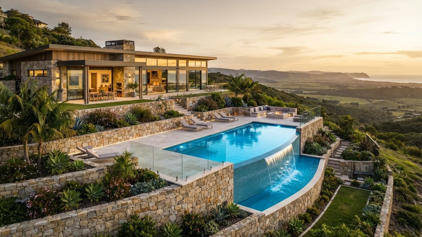Modern Swimming Pool Concept 20 Swimming Pools futuristic concept visualisation modern home. Images Created by www.TinyHome-Revolution.com