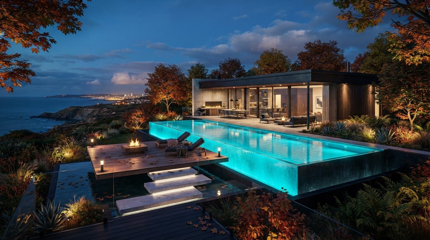 Futuristic Backyard Concept 21 Back Yard futuristic concept visualisation modern home and. Images Created by www.TinyHome-Revolution.com