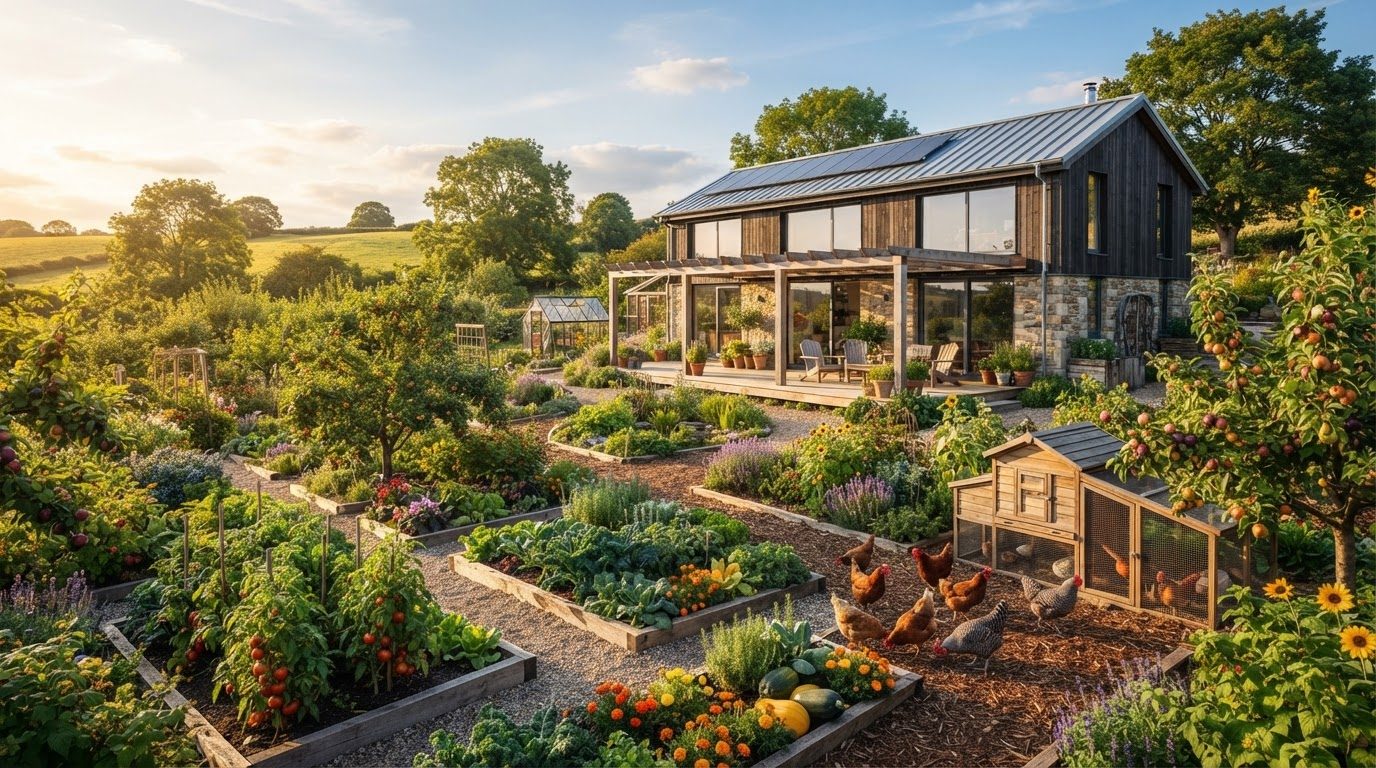 Garden Design Concept 09 Garden Design futuristic concept visualisation modern home and. Images Created by www.TinyHome-Revolution.com
