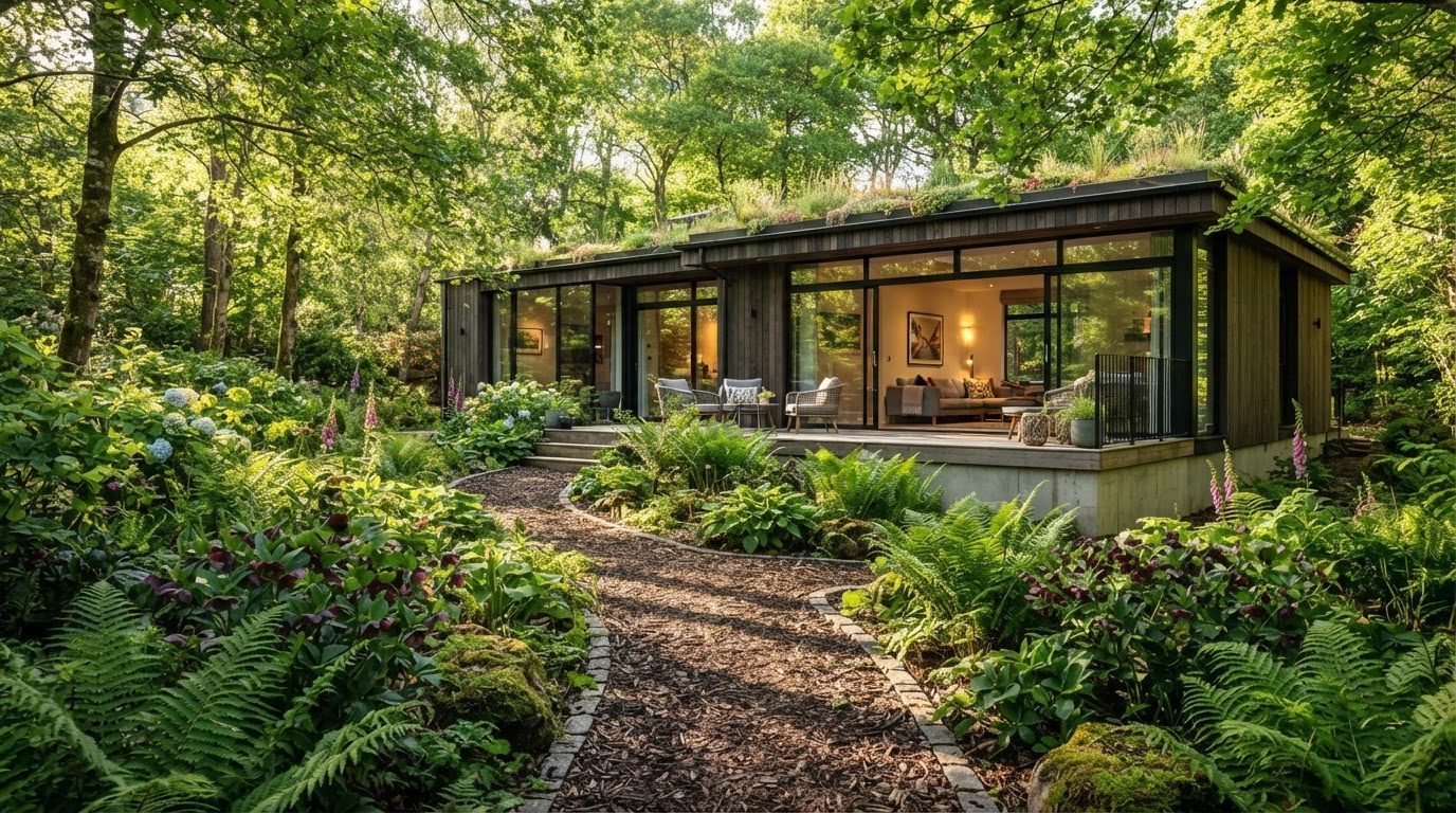 Landscape Design Concept 20 Landscape Design futuristic concept visualisation modern home and. Images Created by www.TinyHome-Revolution.com