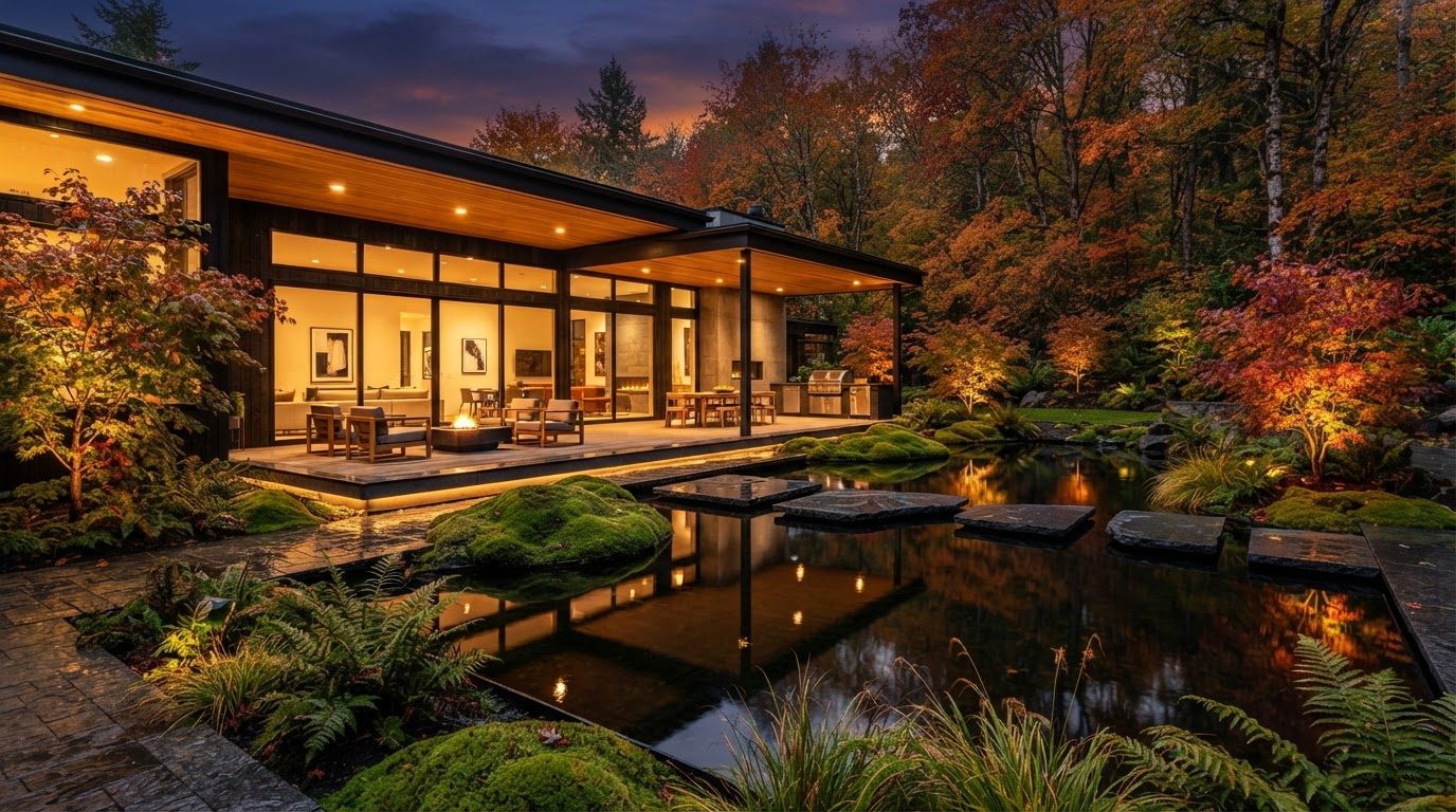 Futuristic Backyard Concept 26 Back Yard futuristic concept visualisation modern home and. Images Created by www.TinyHome-Revolution.com
