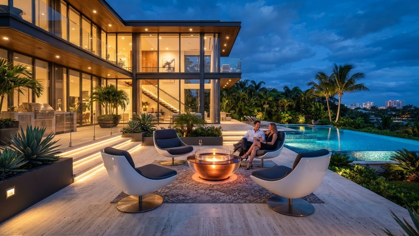 Outdoor Furniture Concept 19 Outdoor Furniture futuristic concept visualisation modern home and. Images Created by www.TinyHome-Revolution.com