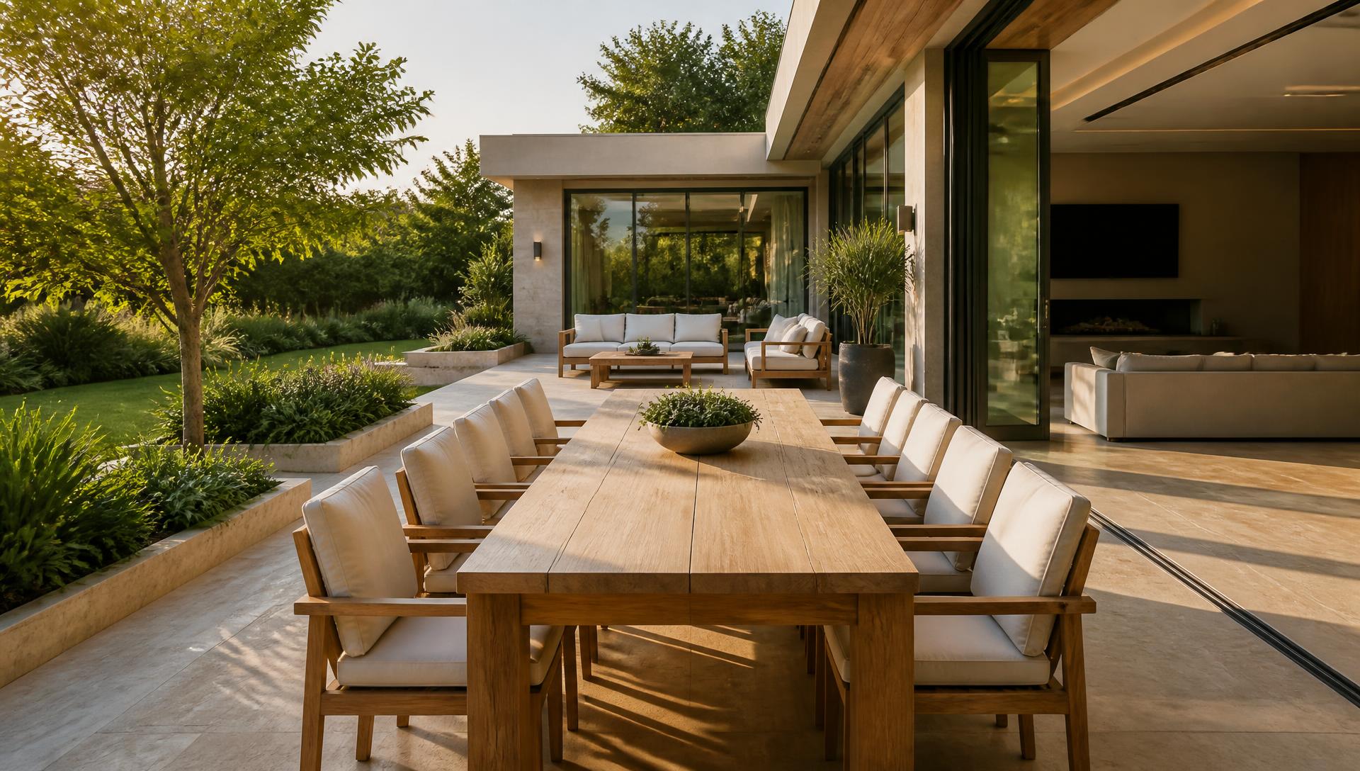 F1 Forward Outdoor Furniture design concept visualisation photo modern home and garden. Images Created by www.TinyHome-Revolution.com