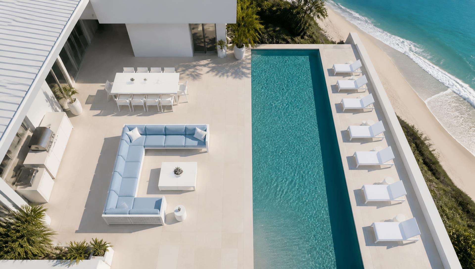 F3 Top Outdoor Furniture design concept visualisation photo modern home and garden. Images Created by www.TinyHome-Revolution.com