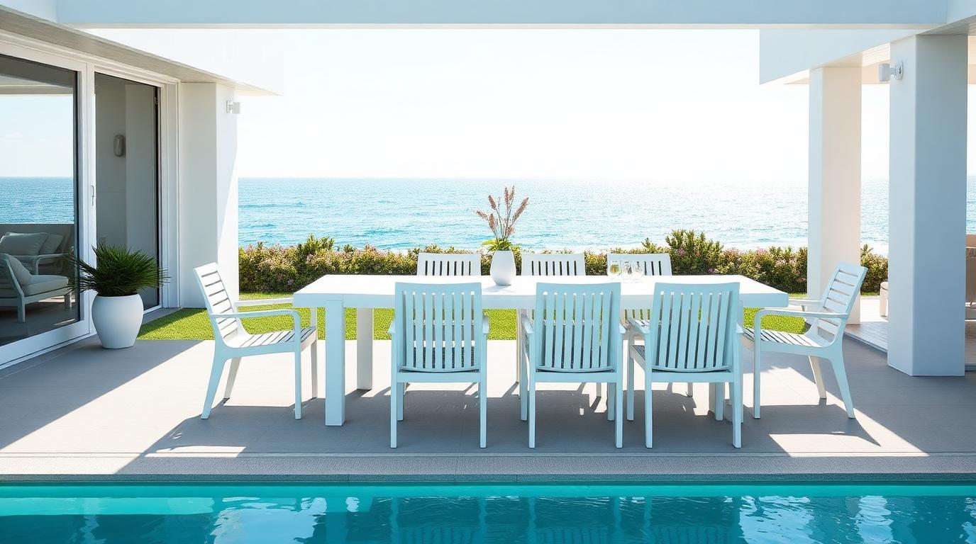 Fc 03 Outdoor Furniture design concept visualisation photo modern home and garden. Images Created by www.TinyHome-Revolution.com