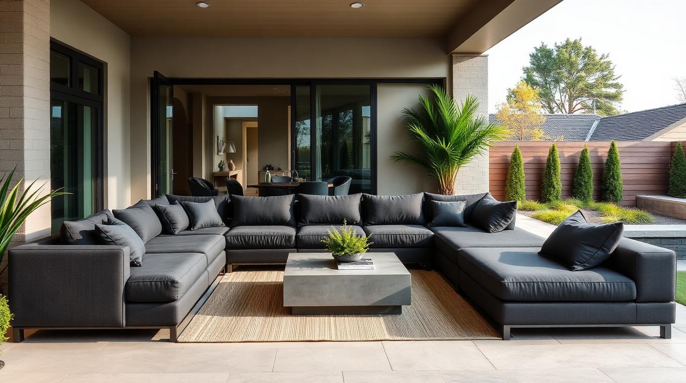 Fc 05 Outdoor Furniture design concept visualisation photo modern home and garden. Images Created by www.TinyHome-Revolution.com
