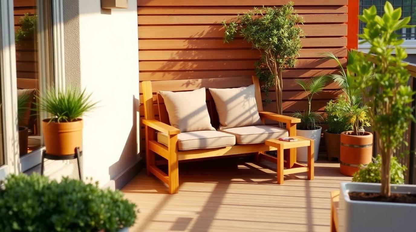Fc 07 Outdoor Furniture design concept visualisation photo modern home and garden. Images Created by www.TinyHome-Revolution.com