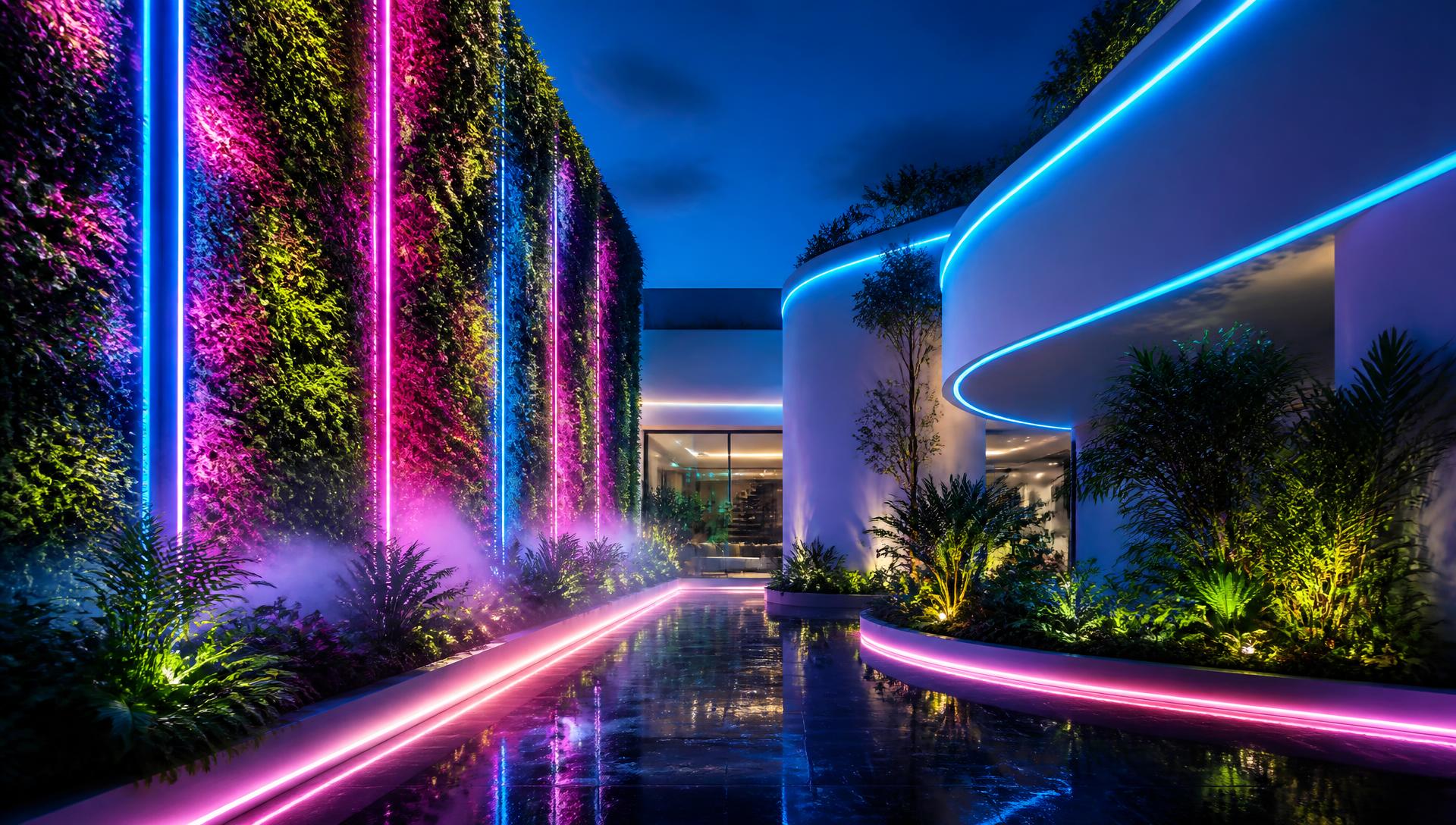 Futuristic 03 Home Designs design concept visualisation photo modern home and garden. Images Created by www.TinyHome-Revolution.com