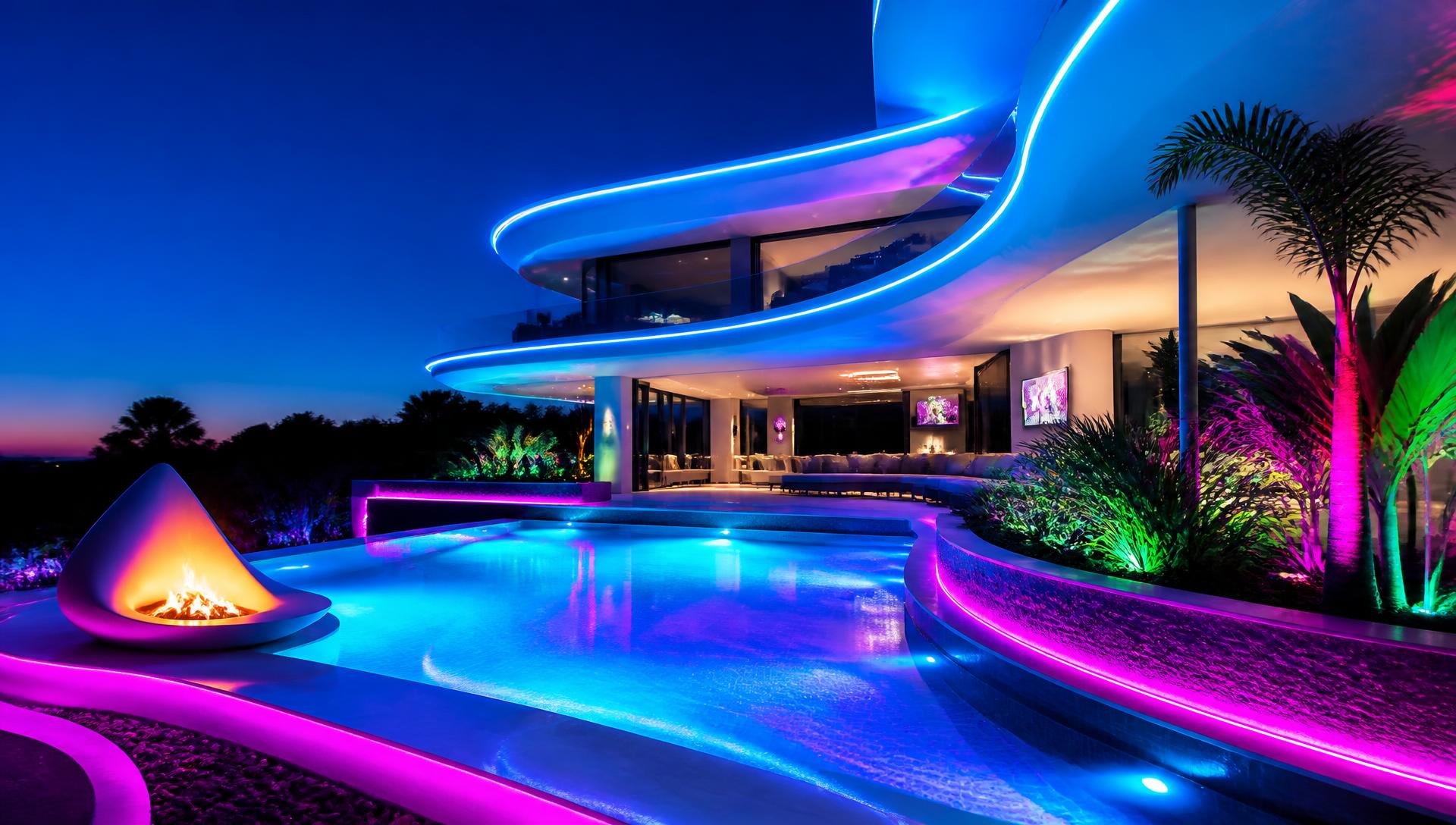 Futuristic 04 Home Designs design concept visualisation photo modern home and garden. Images Created by www.TinyHome-Revolution.com