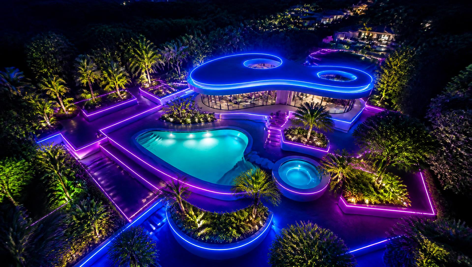 Futuristic 06 Home Designs design concept visualisation photo modern home and garden. Images Created by www.TinyHome-Revolution.com