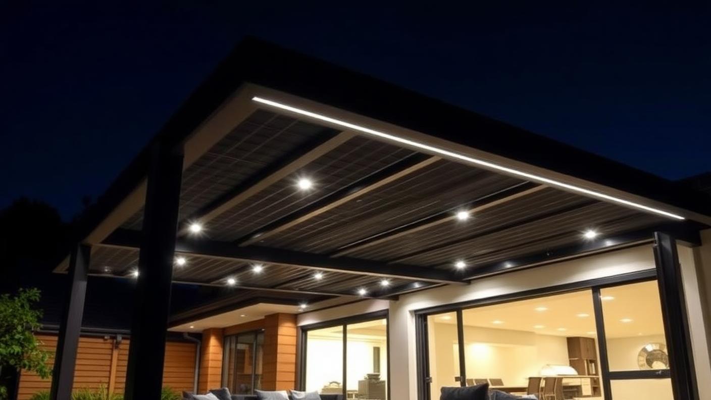 G1 Right Pergola Designs design concept visualisation photo modern home and garden. Images Created by www.TinyHome-Revolution.com