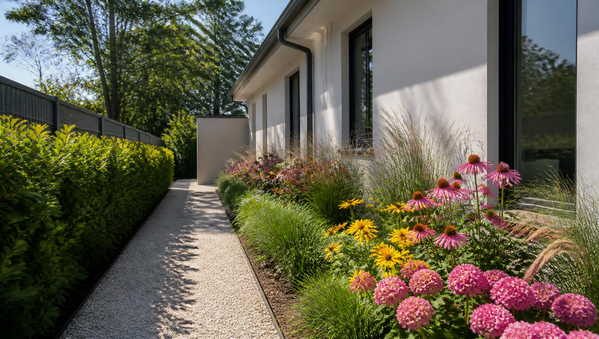 G2 Left Garden Designs design concept visualisation photo modern home and garden. Images Created by www.TinyHome-Revolution.com