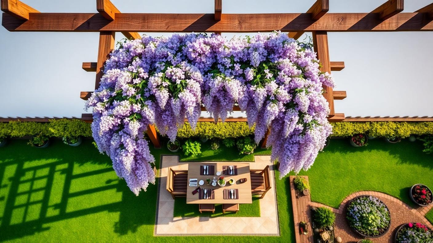 G2 Top Pergola Designs design concept visualisation photo modern home and garden. Images Created by www.TinyHome-Revolution.com
