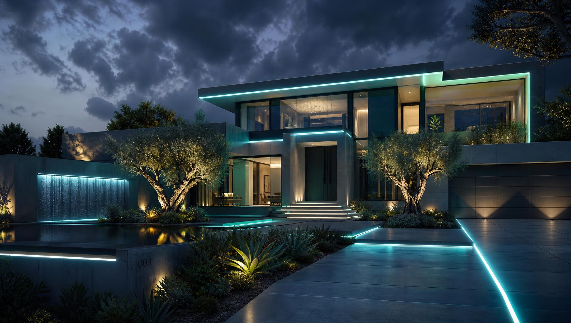 Hero Future Home Designs design concept visualisation photo modern home and garden. Images Created by www.TinyHome-Revolution.com