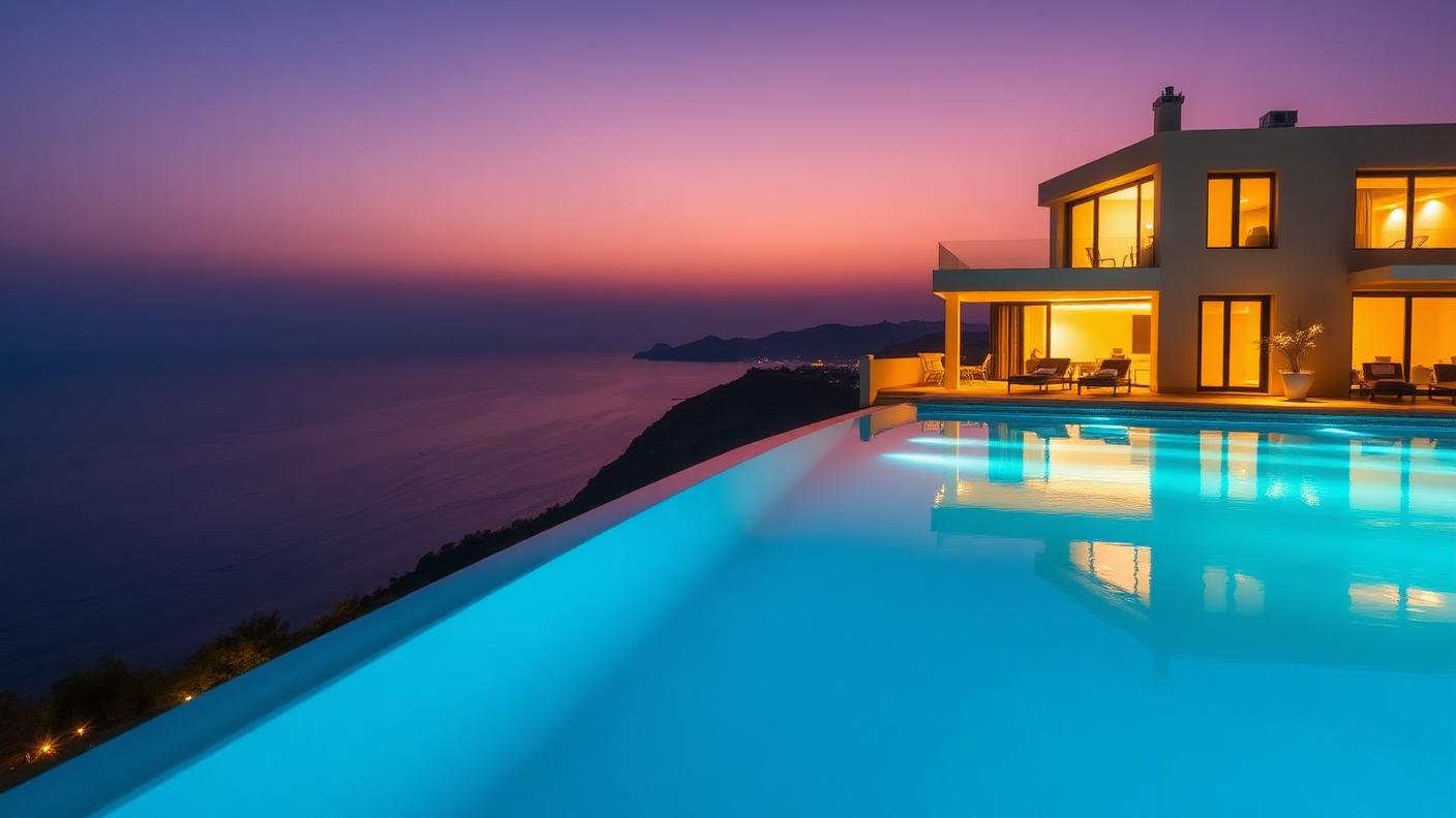 P1 Right Pool Designs design concept visualisation photo modern home and garden. Images Created by www.TinyHome-Revolution.com