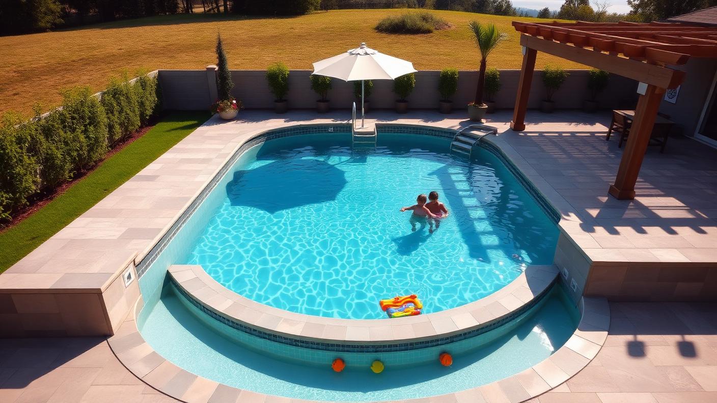 Pc 12 Pool Designs design concept visualisation photo modern home and garden. Images Created by www.TinyHome-Revolution.com