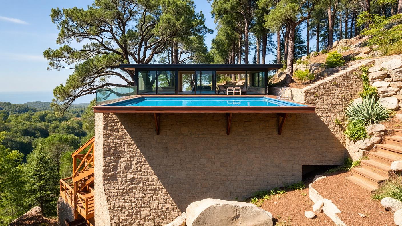 Pc 20 Pool Designs design concept visualisation photo modern home and garden. Images Created by www.TinyHome-Revolution.com