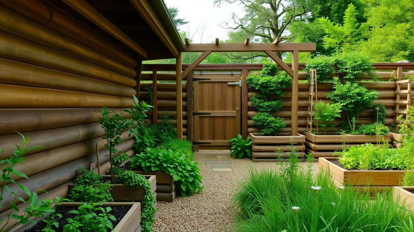 Rustic 04 Home Designs design concept visualisation photo modern home and garden. Images Created by www.TinyHome-Revolution.com