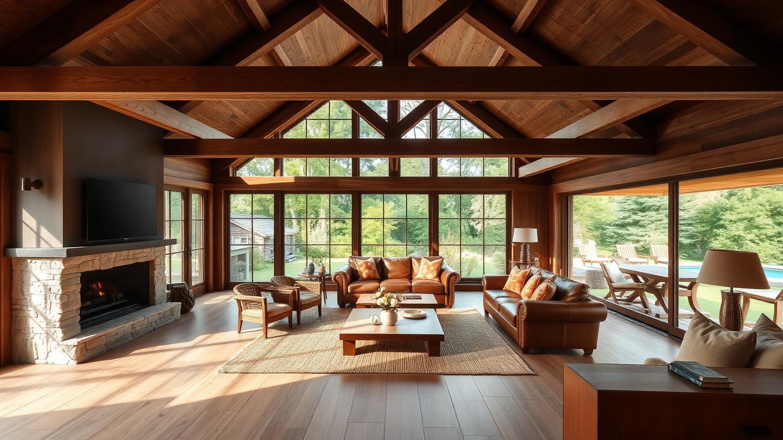 Rustic 06 Home Designs design concept visualisation photo modern home and garden. Images Created by www.TinyHome-Revolution.com
