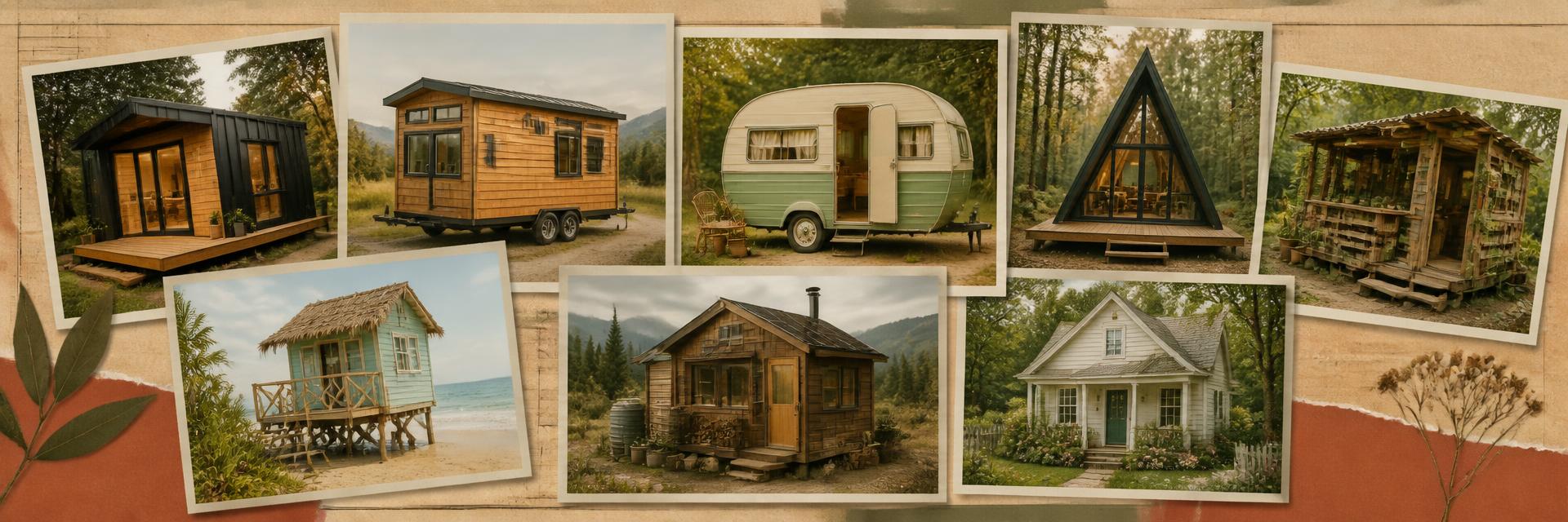 Series Home Designs design concept visualisation photo modern home and garden landscaping. Images Created by www.TinyHome-Revolution.com