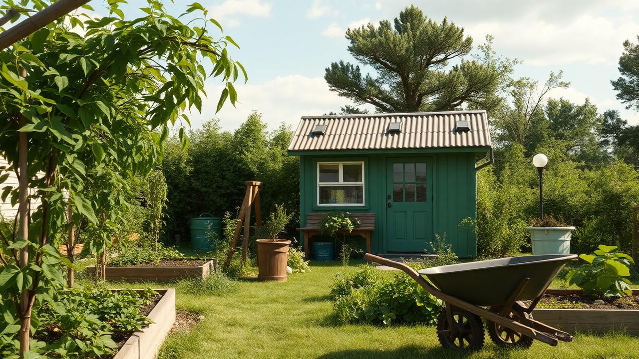 Th 18 Home Designs design concept visualisation photo modern home and garden. Images Created by www.TinyHome-Revolution.com