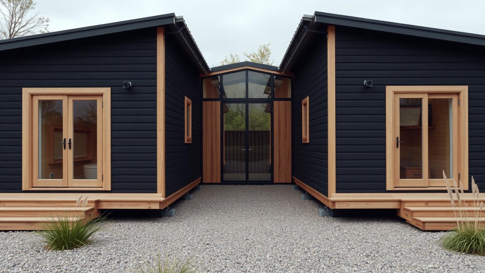 Th2 14 Home Designs design concept visualisation photo modern home and garden. Images Created by www.TinyHome-Revolution.com