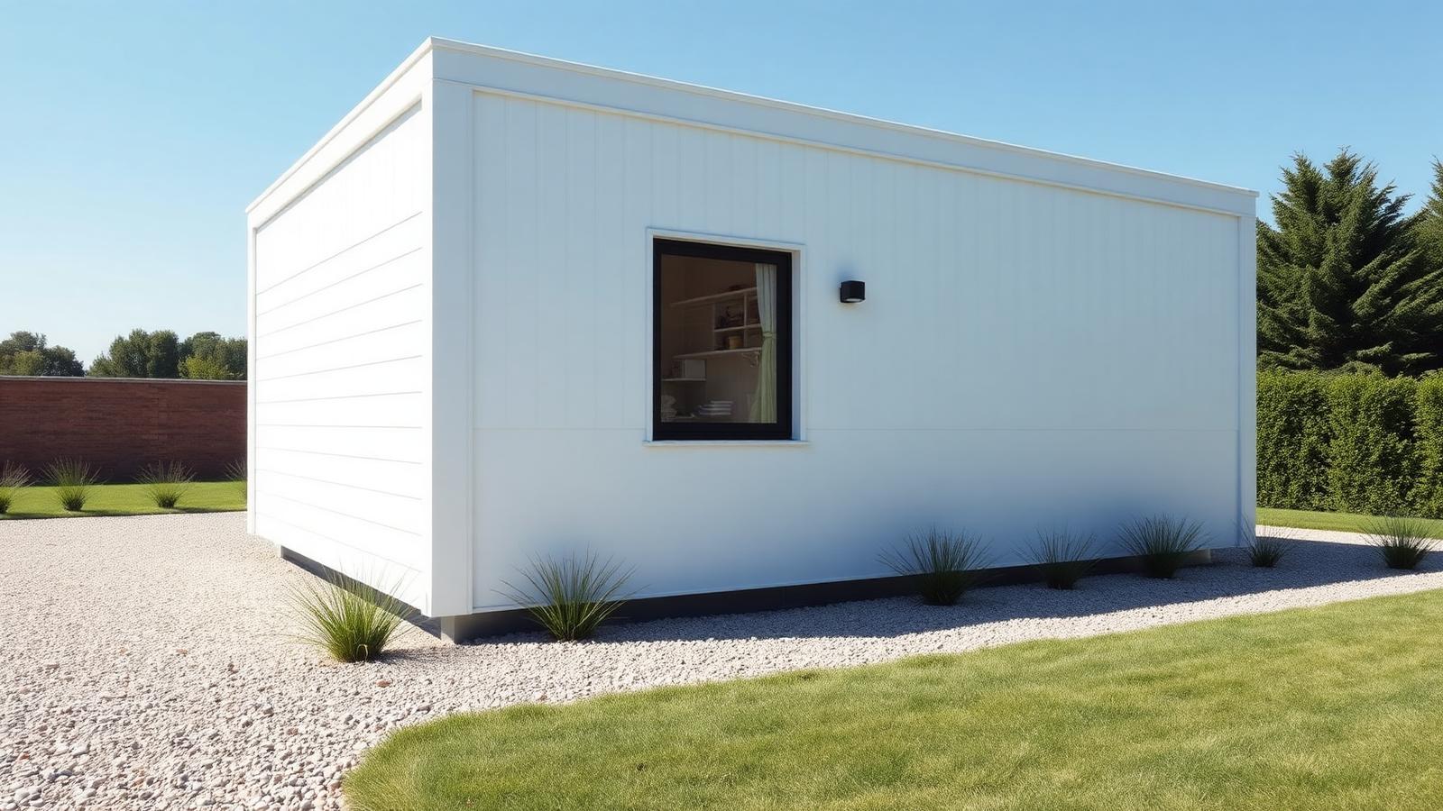 Th3 17 Home Designs design concept visualisation photo modern home and garden. Images Created by www.TinyHome-Revolution.com