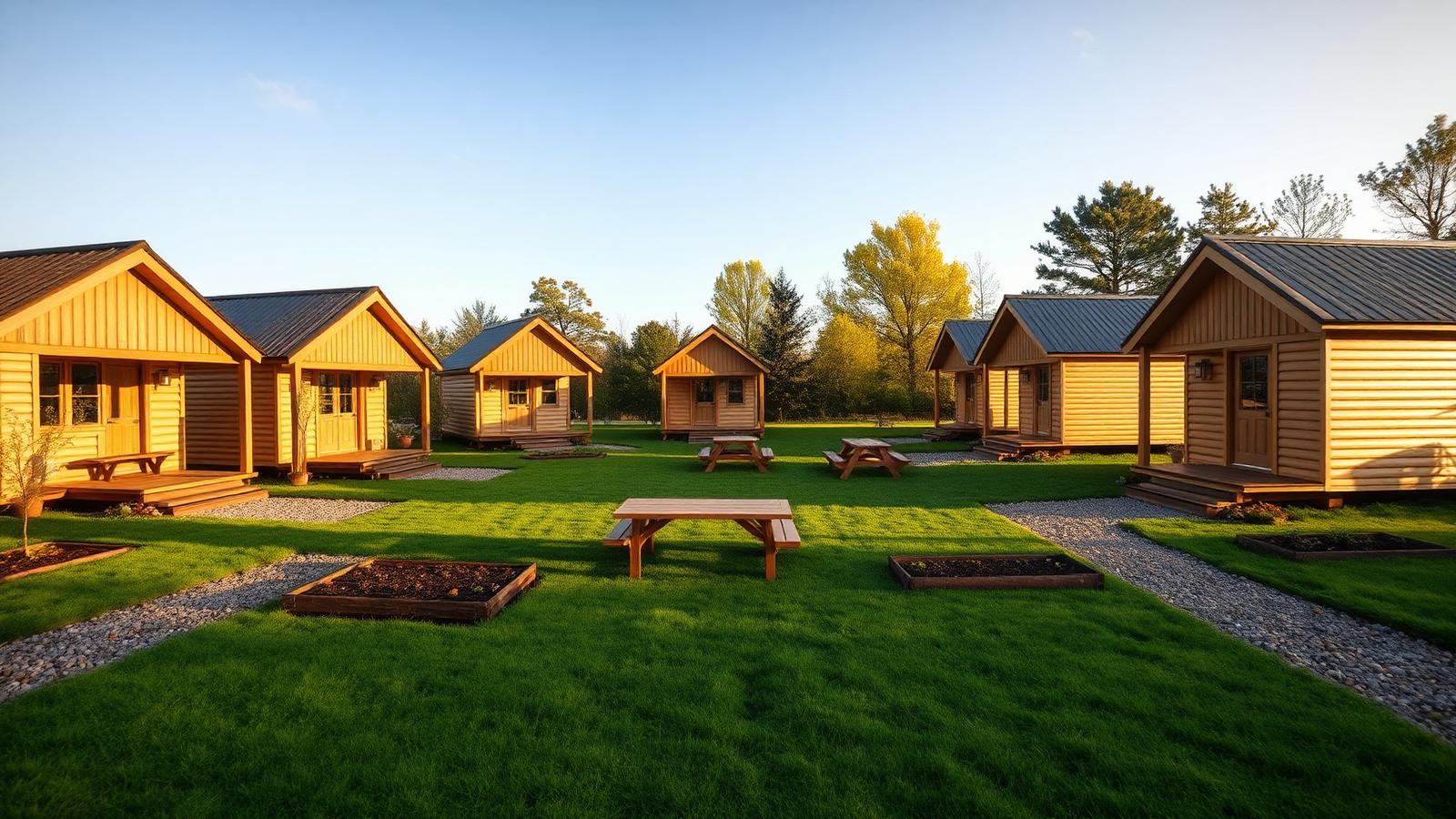Th4 03 Home Designs design concept visualisation photo modern home and garden. Images Created by www.TinyHome-Revolution.com
