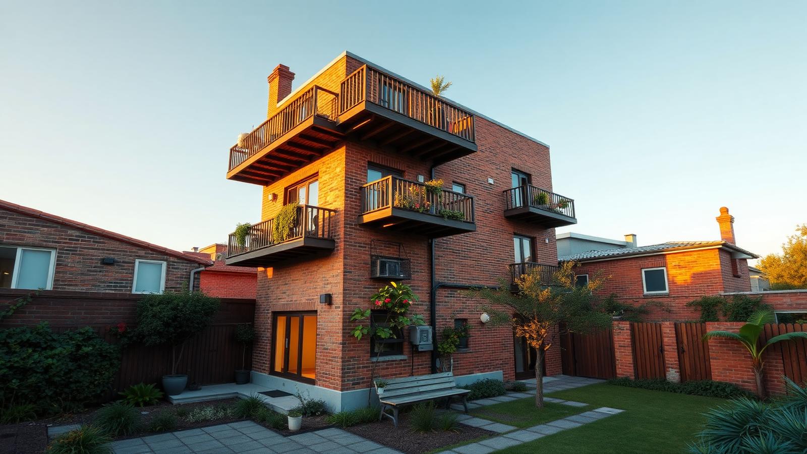 Th4 05 Home Designs design concept visualisation photo modern home and garden. Images Created by www.TinyHome-Revolution.com