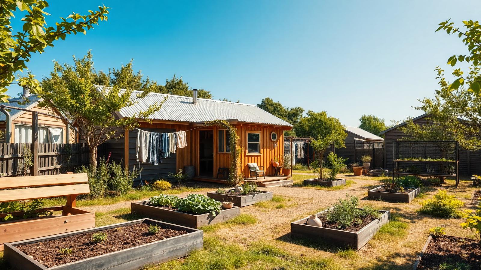 Th4 11 Home Designs design concept visualisation photo modern home and garden. Images Created by www.TinyHome-Revolution.com