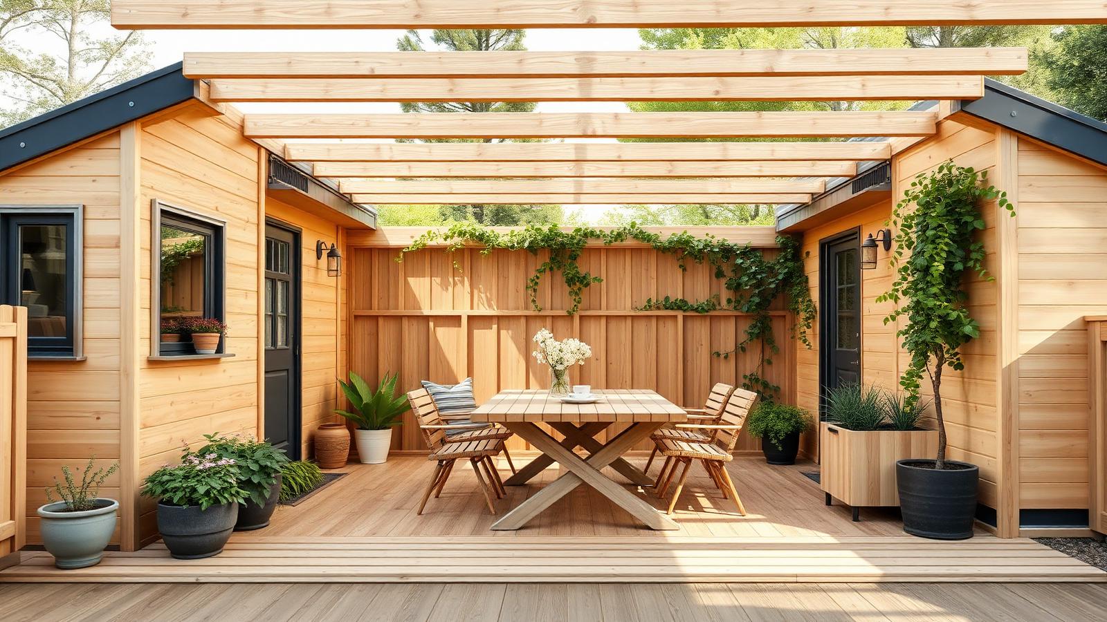 Th4 13 Home Designs design concept visualisation photo modern home and garden. Images Created by www.TinyHome-Revolution.com