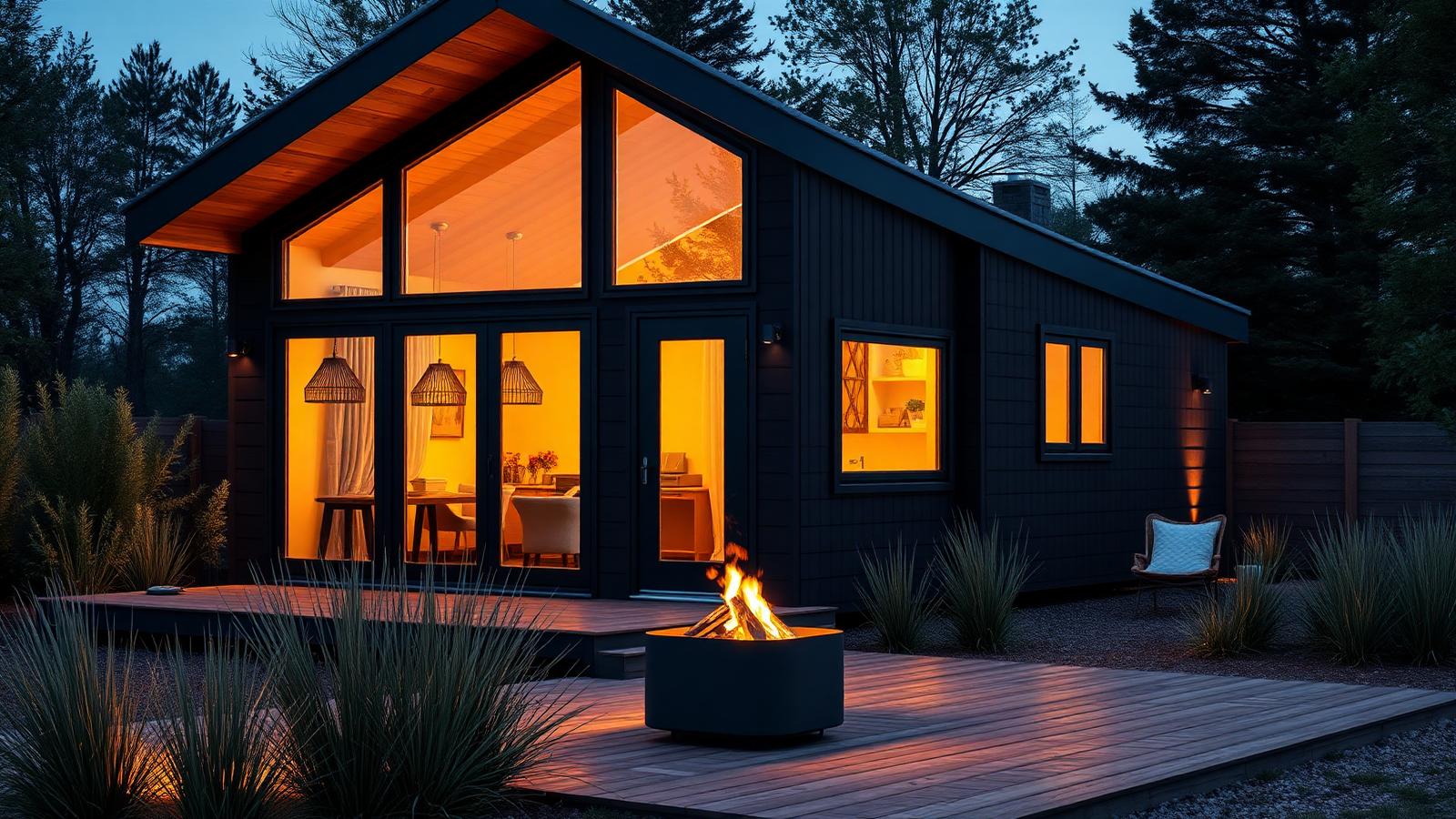 Th5 14 Home Designs design concept visualisation photo modern home and garden. Images Created by www.TinyHome-Revolution.com